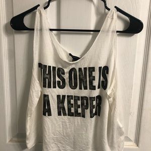 Forever 21 tank crop top large